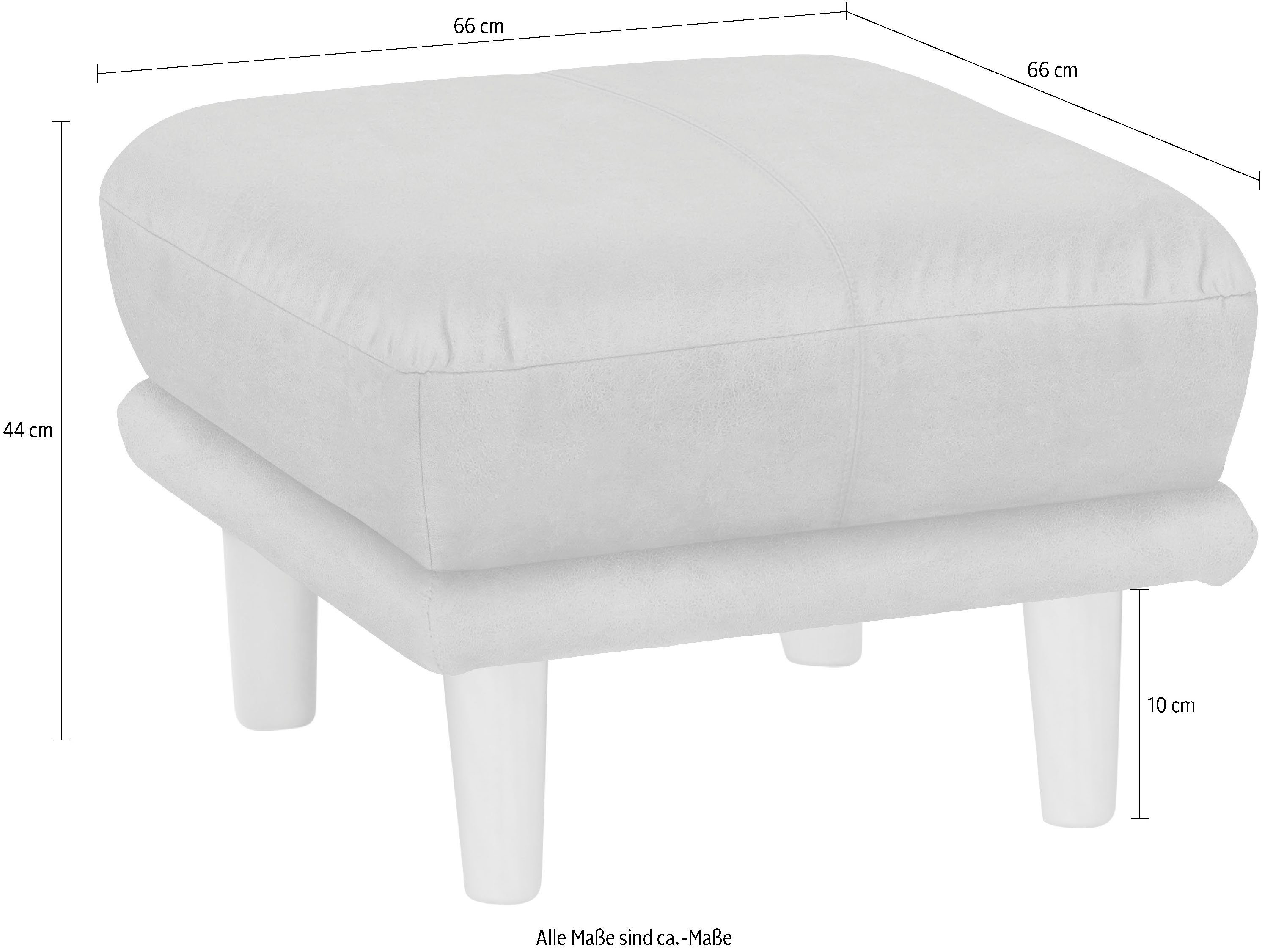 TRENDMANUFAKTUR Fußhocker Cecilia