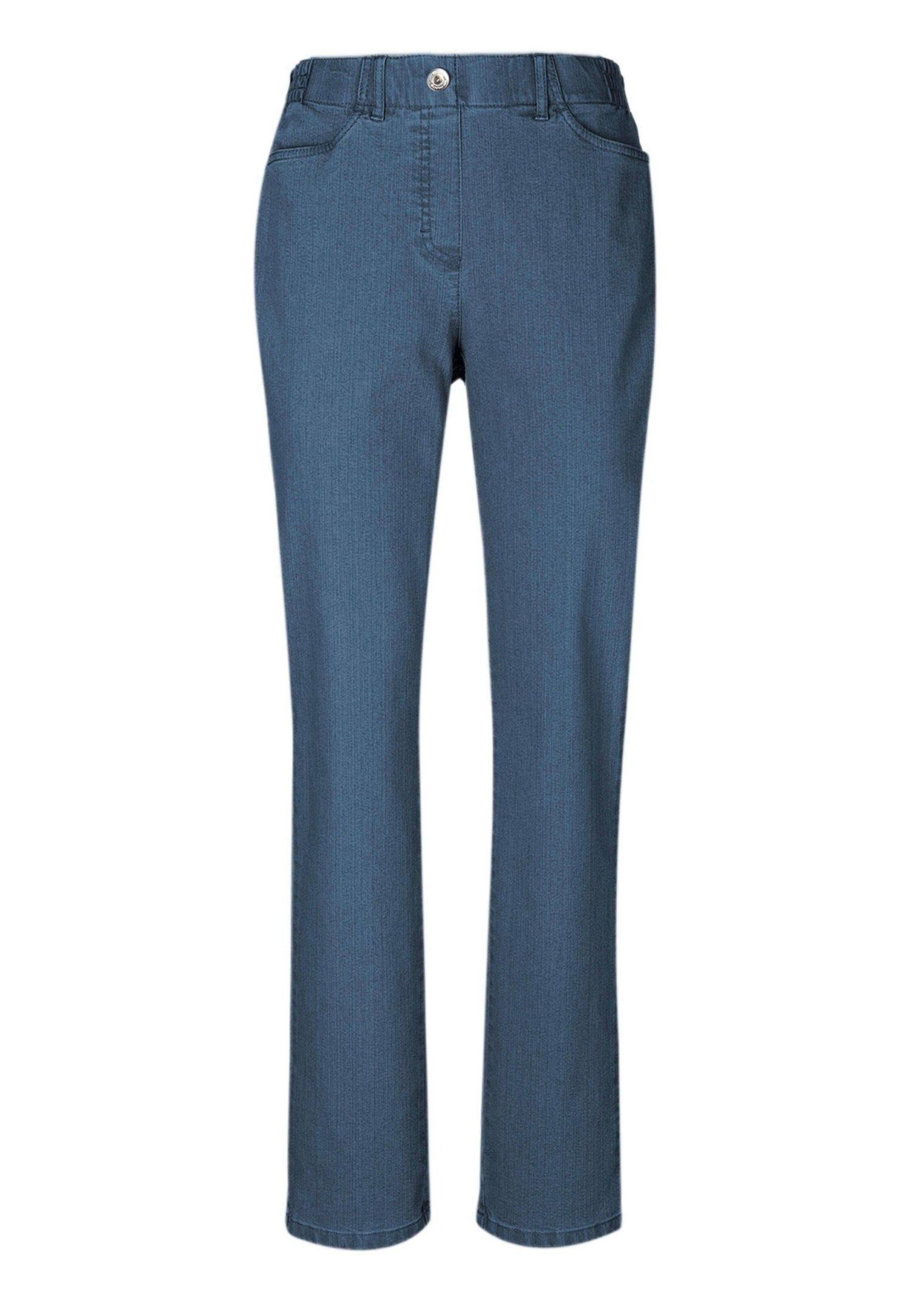 Bequeme Jeans Bequeme Jeansschlupfhose mit Dehnbund