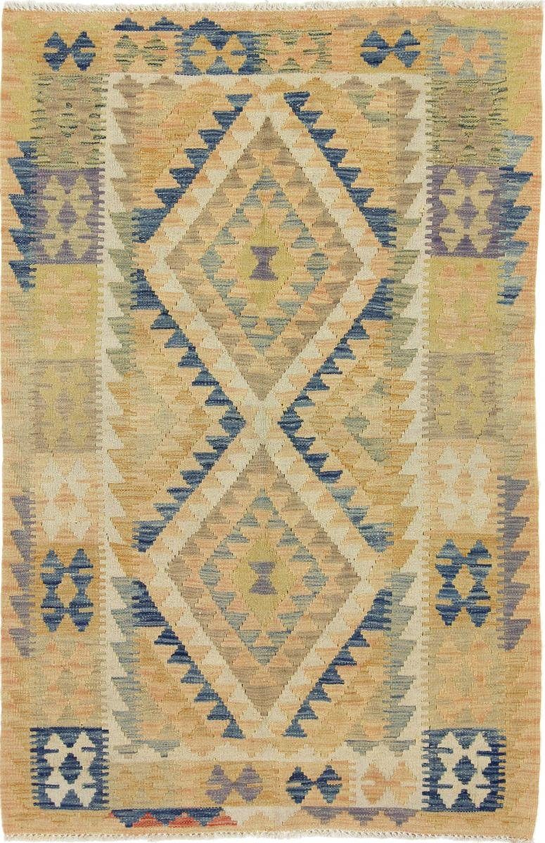 Orientteppich Kelim Afghan 3 102x157 mm Handgewebter rechteckig, Höhe: Orientteppich, Trading, Nain Heritage Moderner