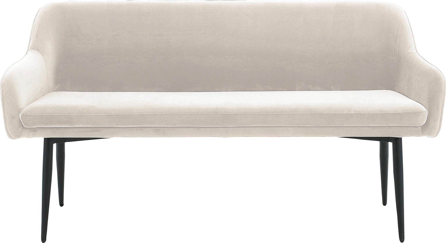 SalesFever Sitzbank Komfortable Sitzbank, mit Armlehnen und Rückensteppung