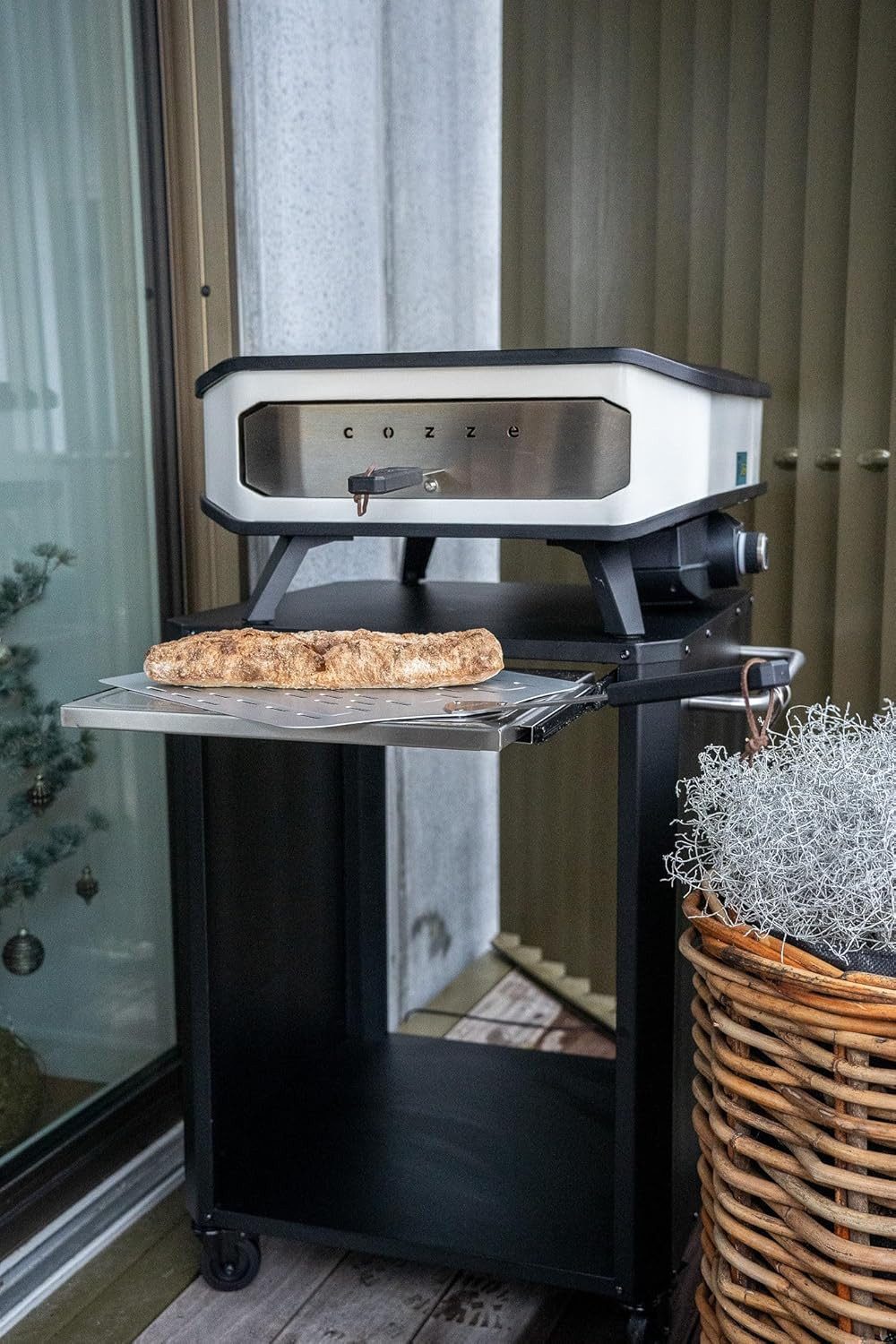 COZZE Elektrogrill COZZE Outdoor Küchentisch Ausziehbarer Tisch/Schneidebrett