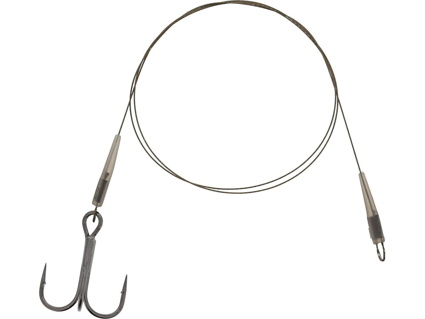 Drillingshaken Westin Float Rig 50cm 14kg/30Lbs 1x7 - Stahlvorfach mit Drilling