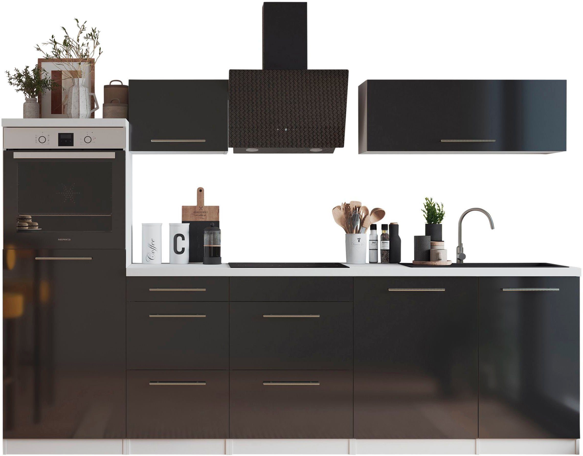 RESPEKTA Küche Amanda, Breite 280 cm, günstig online kaufen