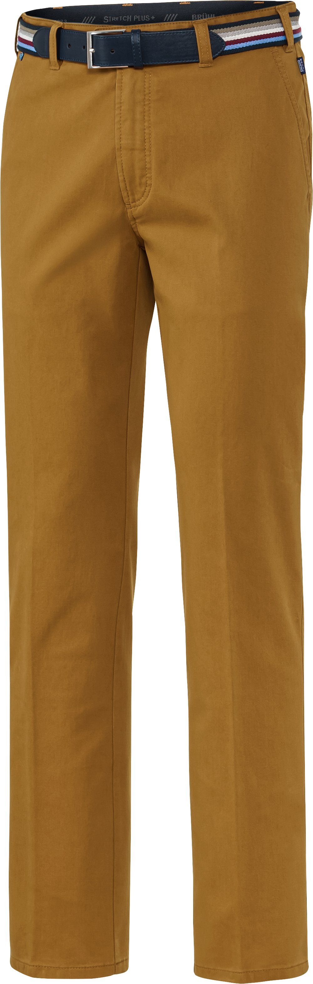 Brühl Stretch-Hose inklusive gelb 4-Jahreszeiten-Modell, Gürtel