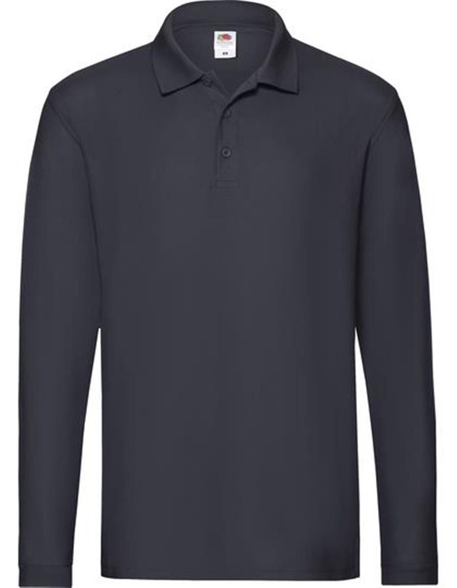 Fruit of the Loom Langarm-Poloshirt Herren Premium Long Sleeve Poloshirt