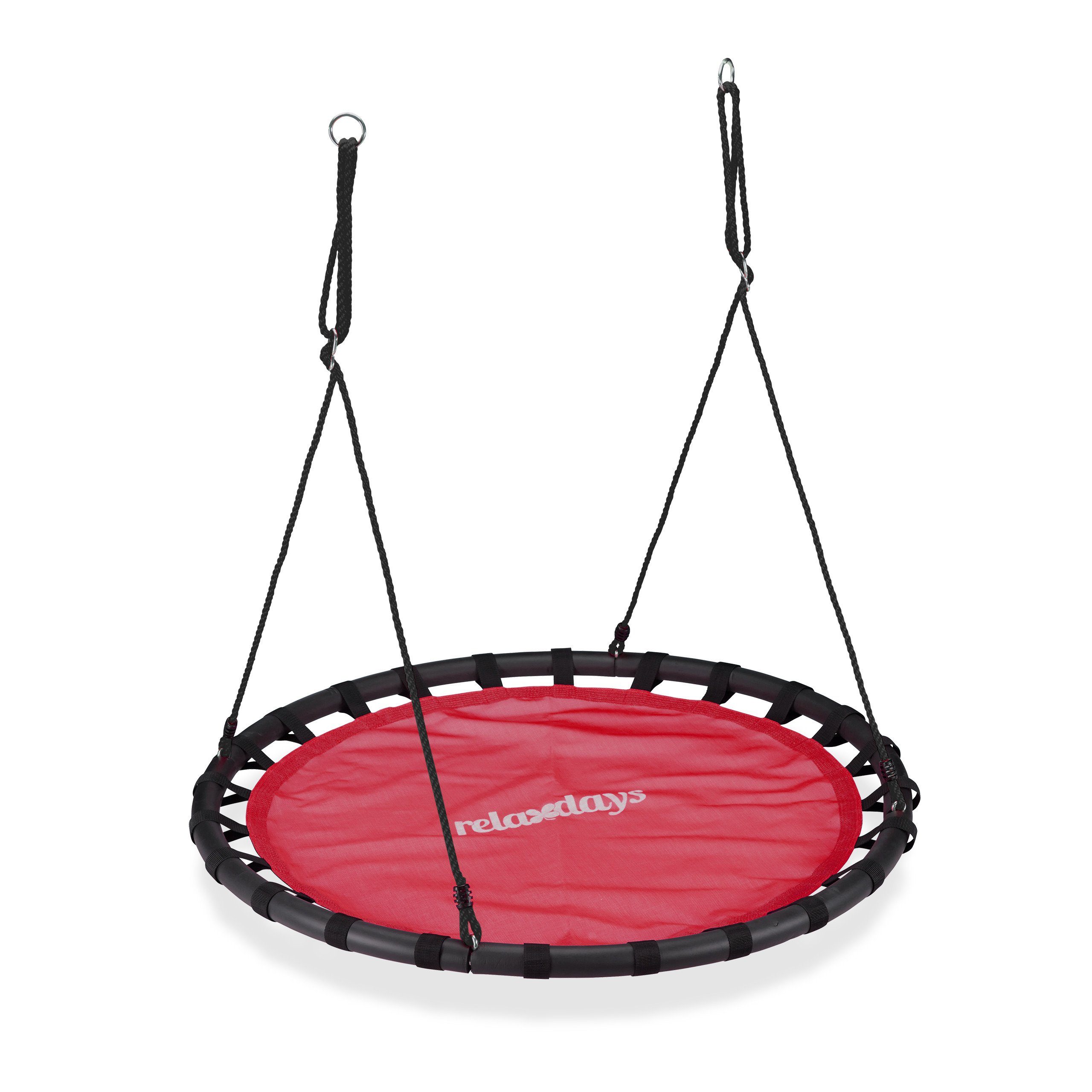 relaxdays Nestschaukel 120cm, Rot günstig online kaufen