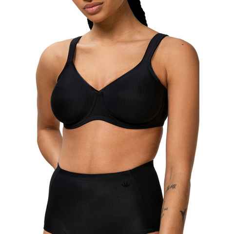 Triumph Bügel-BH Modern Soft+Cotton W Cup B-F, mit dezentem Streifenmuster, Basic Dessous