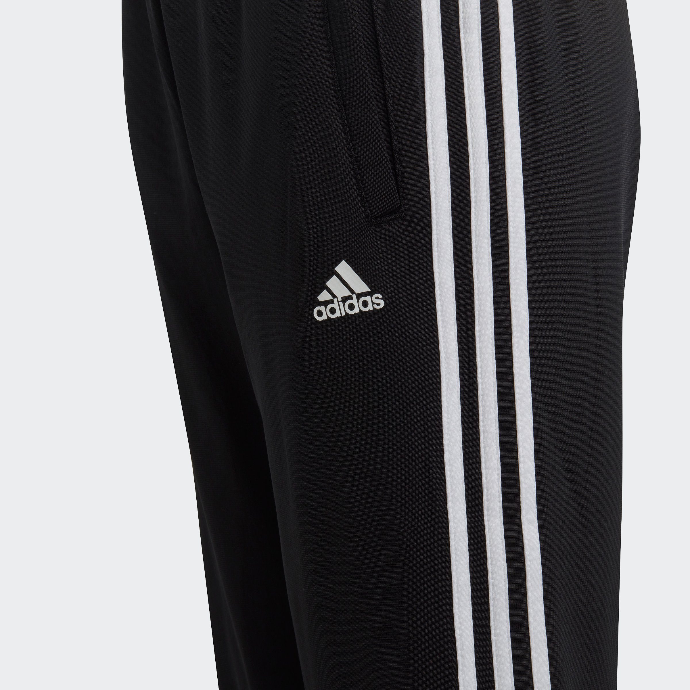 White 3-STREIFEN Black ESSENTIALS (2-tlg) adidas / Trainingsanzug Sportswear