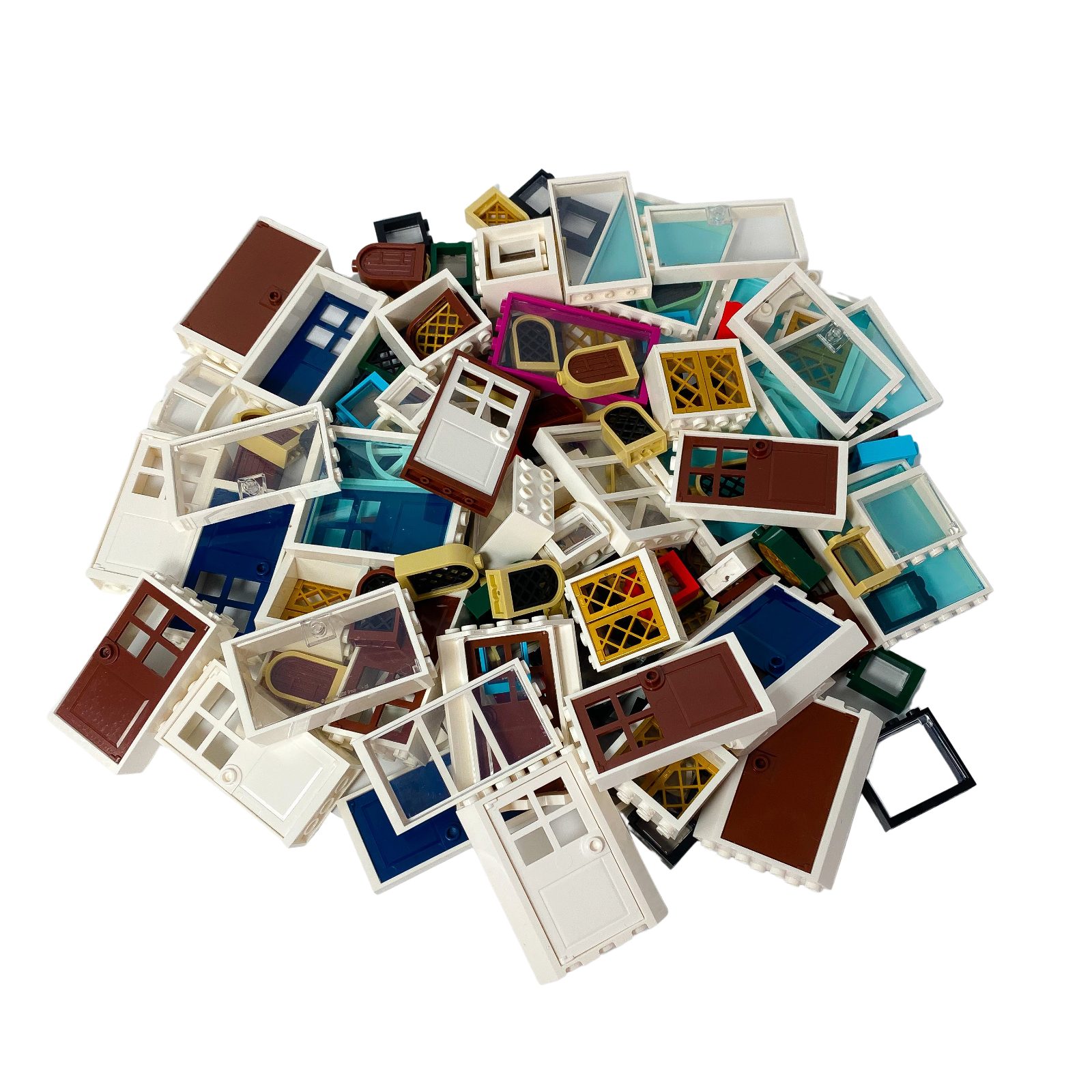 LEGO® LEGO® Fenster und Türen Gemischt für Haus, Gebäude NEU! Menge 50x Spi günstig online kaufen