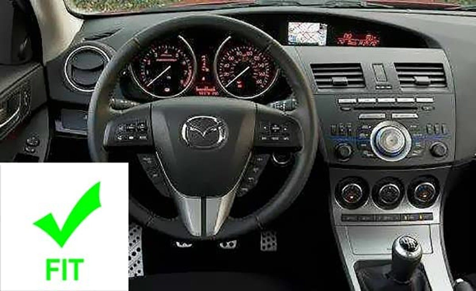 GABITECH Android RDS Zoll 3 2010-2013 GPS 12 Autoradio 4GB für Einbau-Navigationsgerät BT RAM 9 Mazda