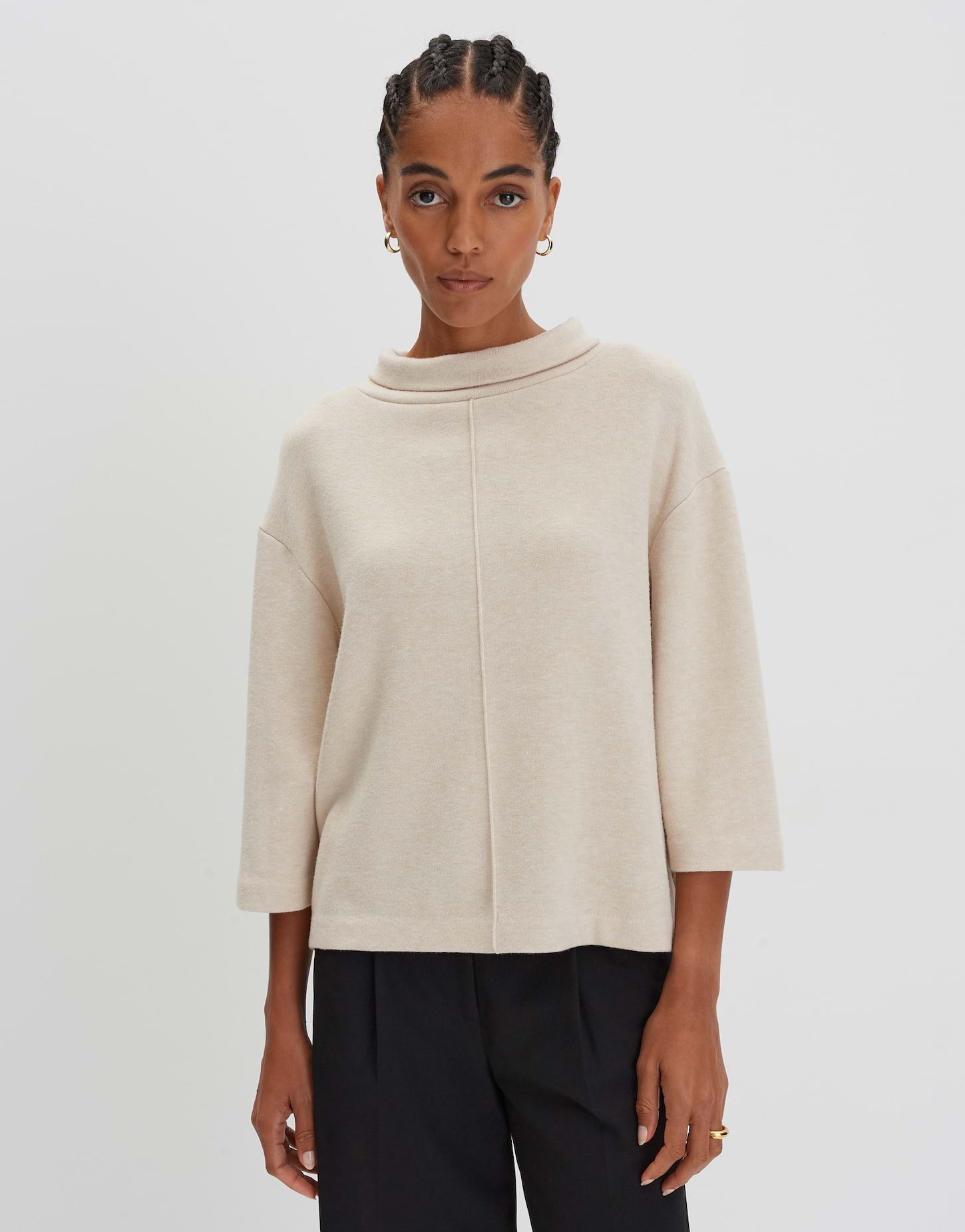 someday Sweater Cropped Sweater ULEXI Loose aus weichem Jersey günstig online kaufen