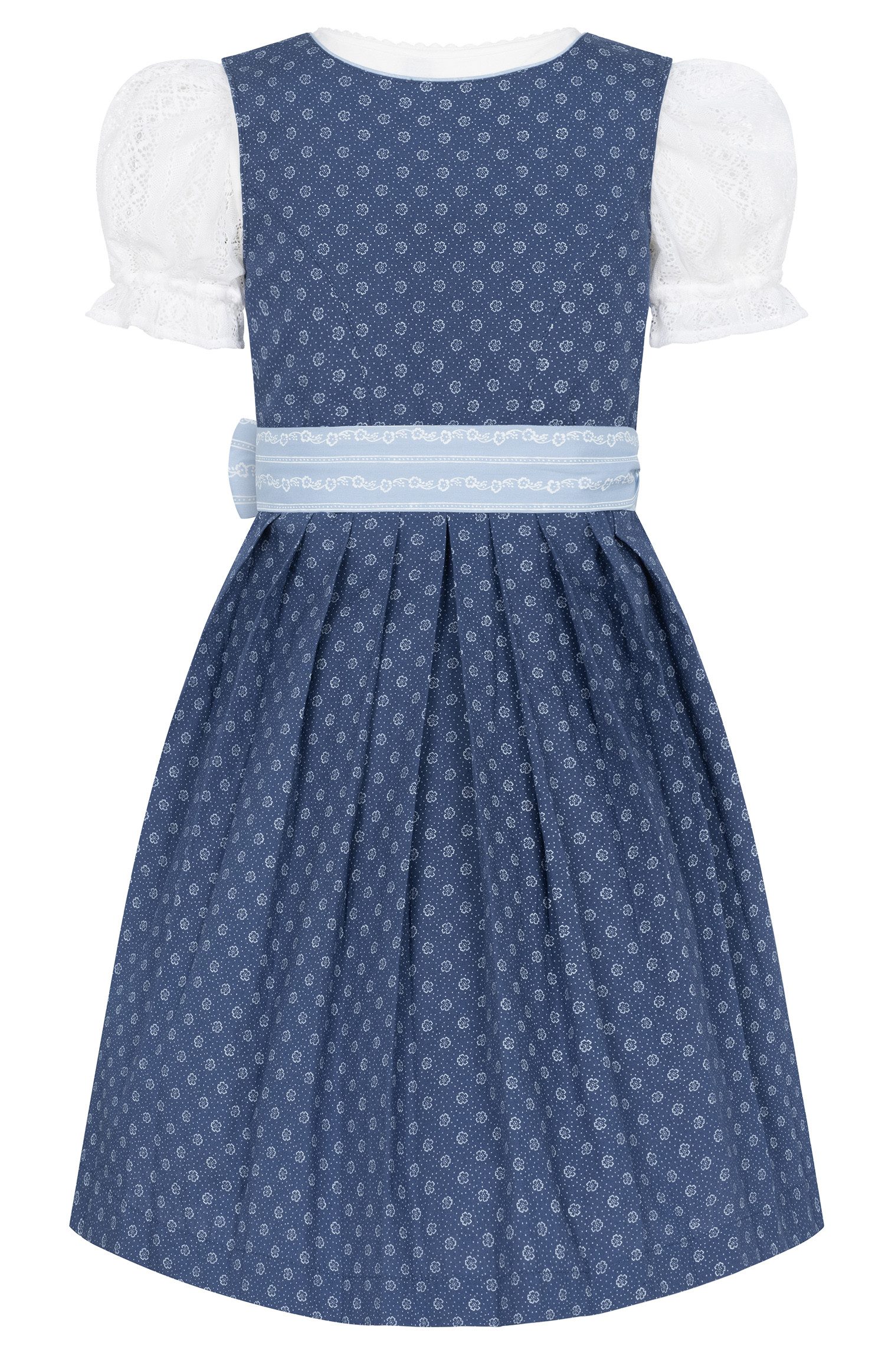 Nübler Dirndl Kinderdirndl Flores in Kornblume von Nübler - Rocklänge knielang