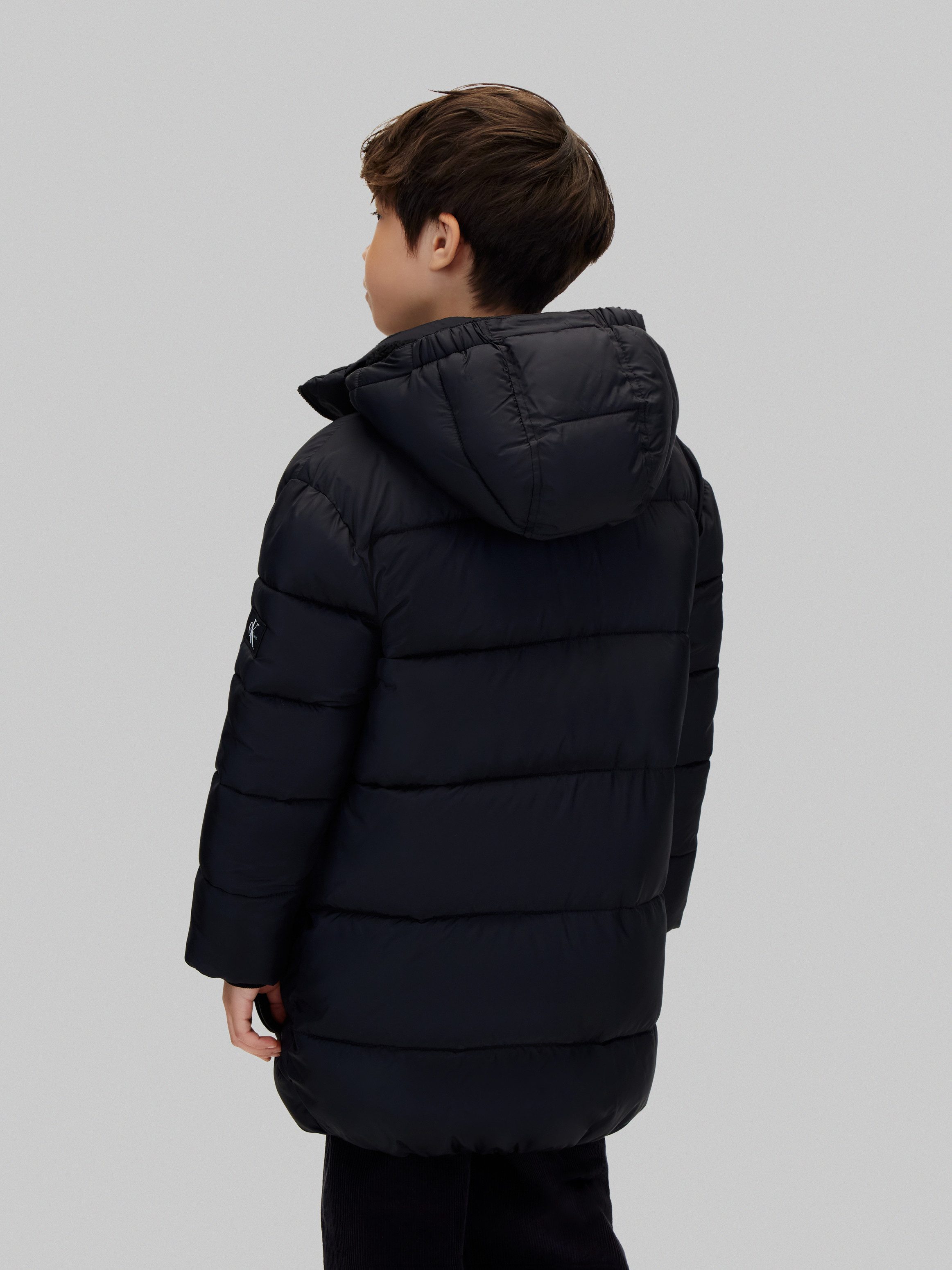 Calvin Klein Jeans Steppmantel CK ESSENTIAL PARKA PUFFER Regular fit mit Kapuze – Bild 4 von 5