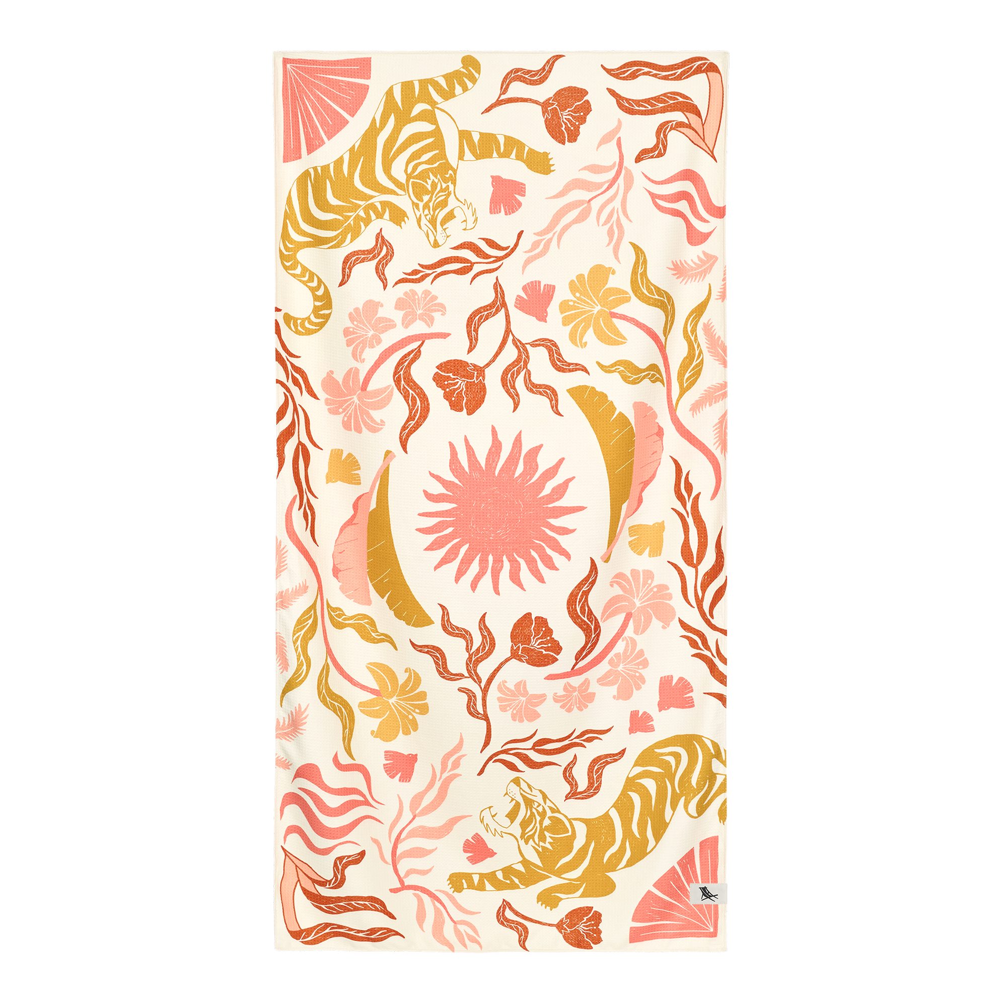 Dock & Bay LTD c/o Strandtuch Beach Towel L Tiger Palm 160x70cm, 100% Polyester (TOWLH-DES-LG-TIGPALM)