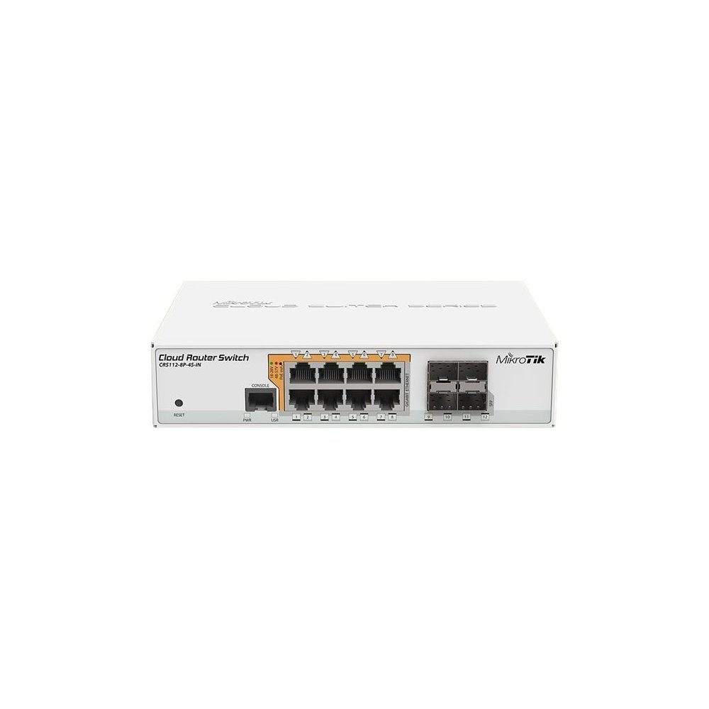 MikroTik WLAN-Router Switch CRS112-8P-4S-IN