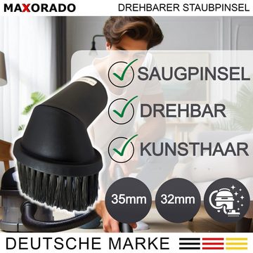 Maxorado Saugpinsel Ersatzteile für Hyla Fugendüse Kleiderbürste Möbelpinsel Staubsauger, Zubehör für Staubsauger, (3-tlg), GST NST N Zubehör Aufsatz Bürste Set Düse