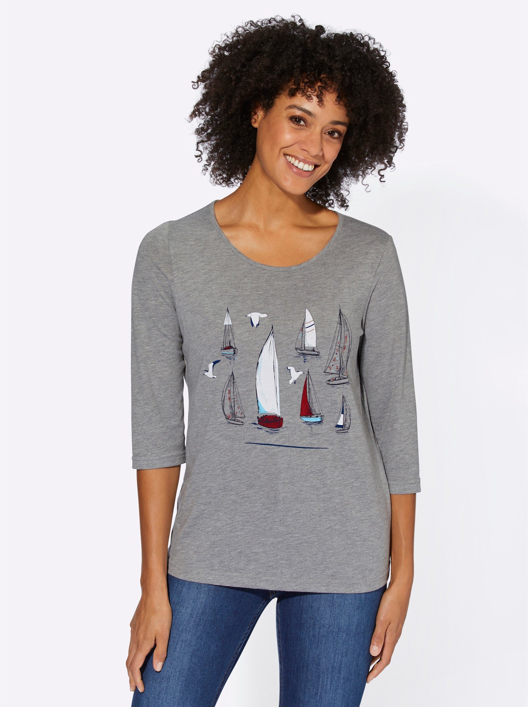 Sieh an! T-Shirt 3/4-Arm-Shirt . günstig online kaufen