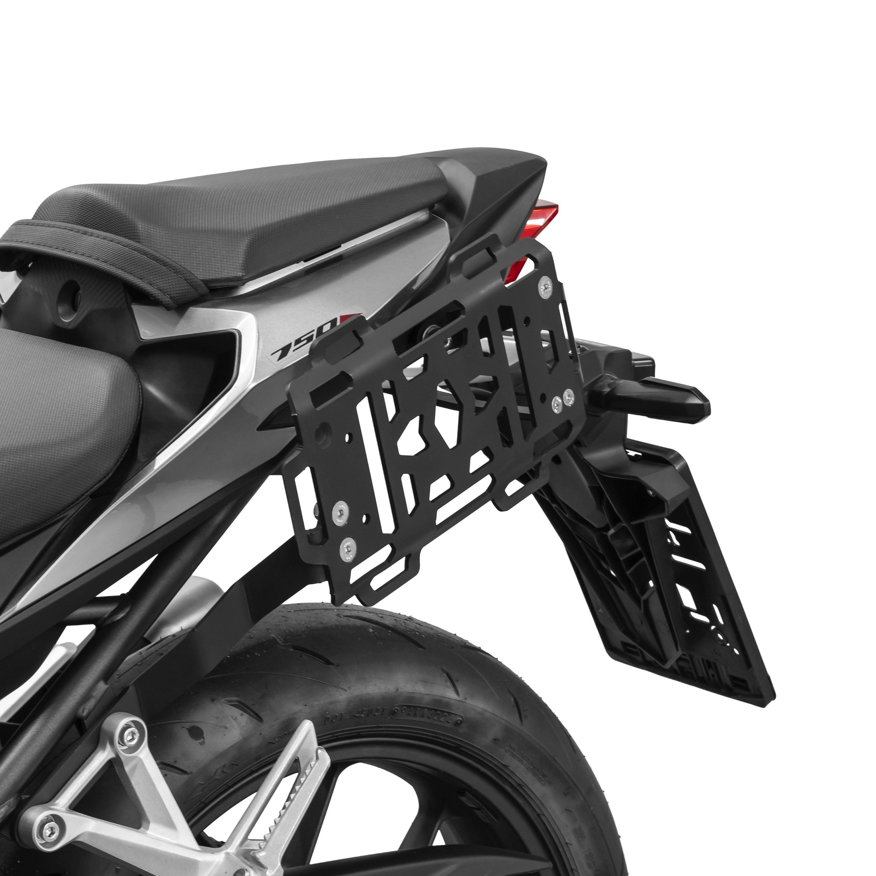 ZIEGER Fahrrad-Gepäckträger Hecktaschen-Set Rack inklusvie 2x(12 L) Taschen für Honda CB 750 Horn