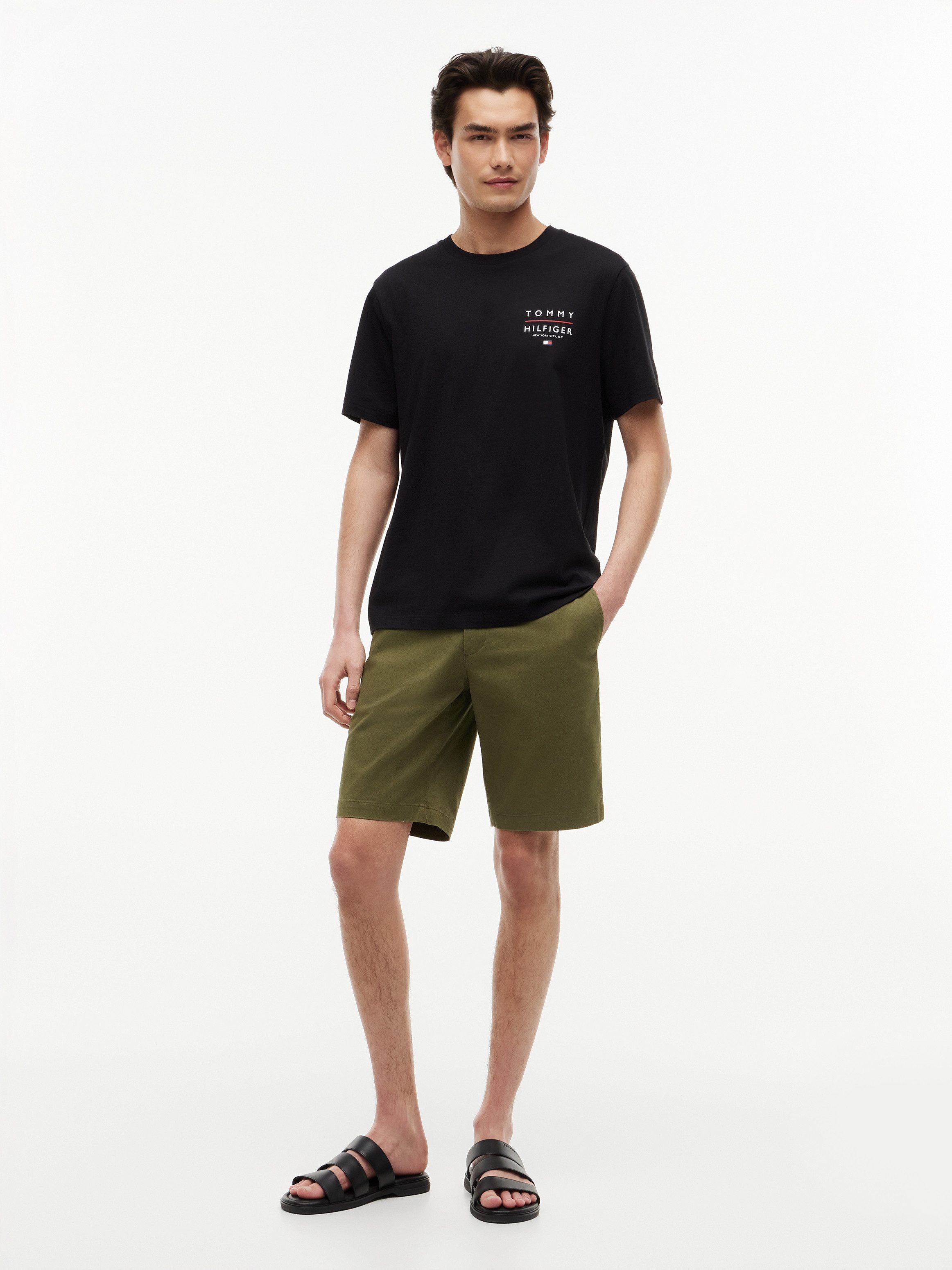 Tommy Hilfiger T-Shirt BRAND LOVE LEFT CHEST RWB TEE regular fit, Rundhals – Bild 5 von 5