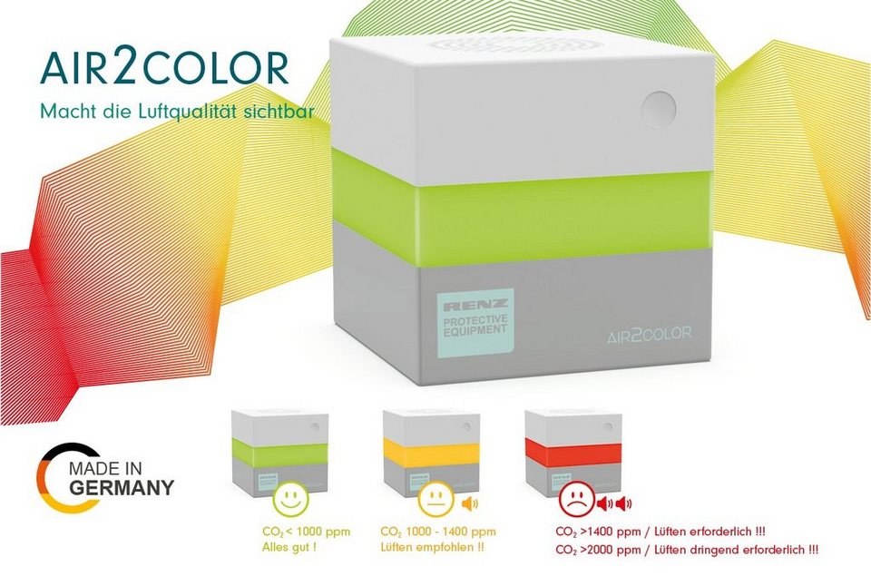 RENZ »RENZ AIR2COLOR« Raumluft-Qualitätssensor | OTTO