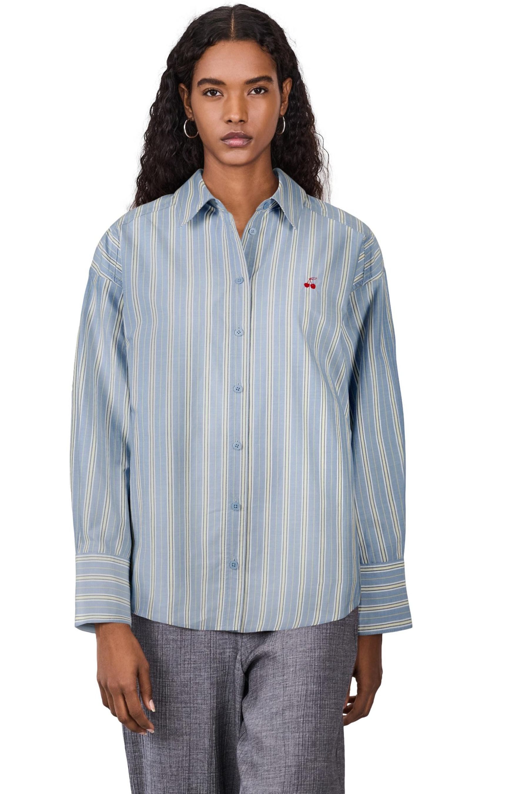 Next Hemdbluse Oversized Fit Boyfriend-Hemd mit langen Ärmeln (1-tlg)