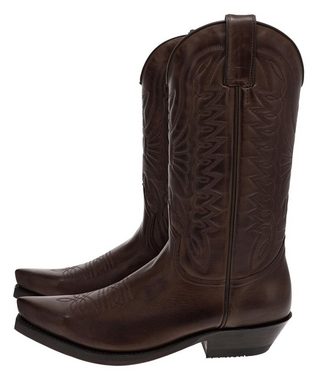 FB Fashion Boots ARLO Braun Cowboystiefel Rahmengenähte Westernstiefel.