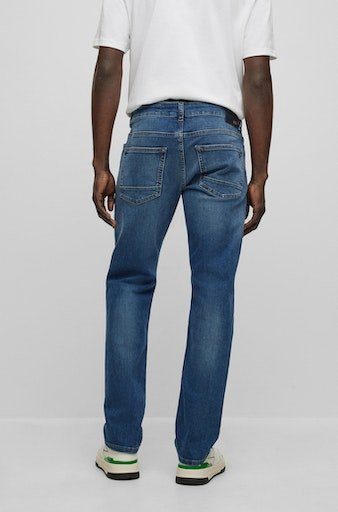 ORANGE Delaware ORANGE mit Straight-Jeans BC-P Logobadge BOSS BOSS