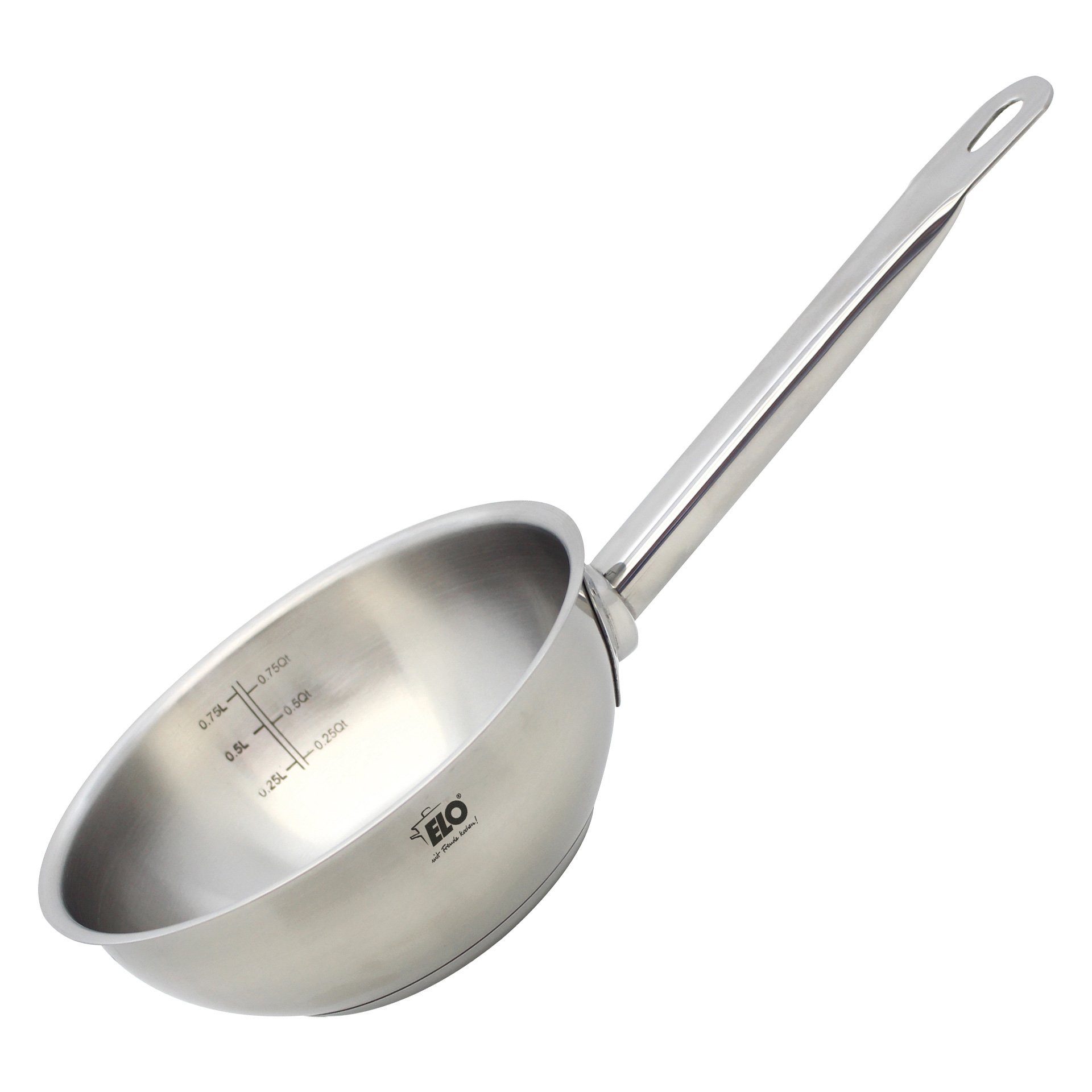 Elo Sauteuse Edelstahl-Sauteuse, Profi Cuisine Pfanne, Schmorpfanne 20 cm