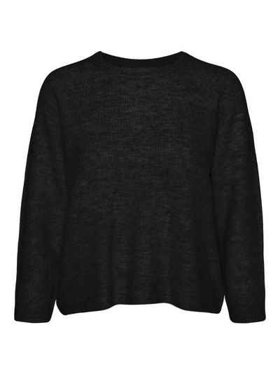 Vero Moda Rundhalspullover VMELLYLEFILE 3/4 SLEEVE O-NECK PULLOVER