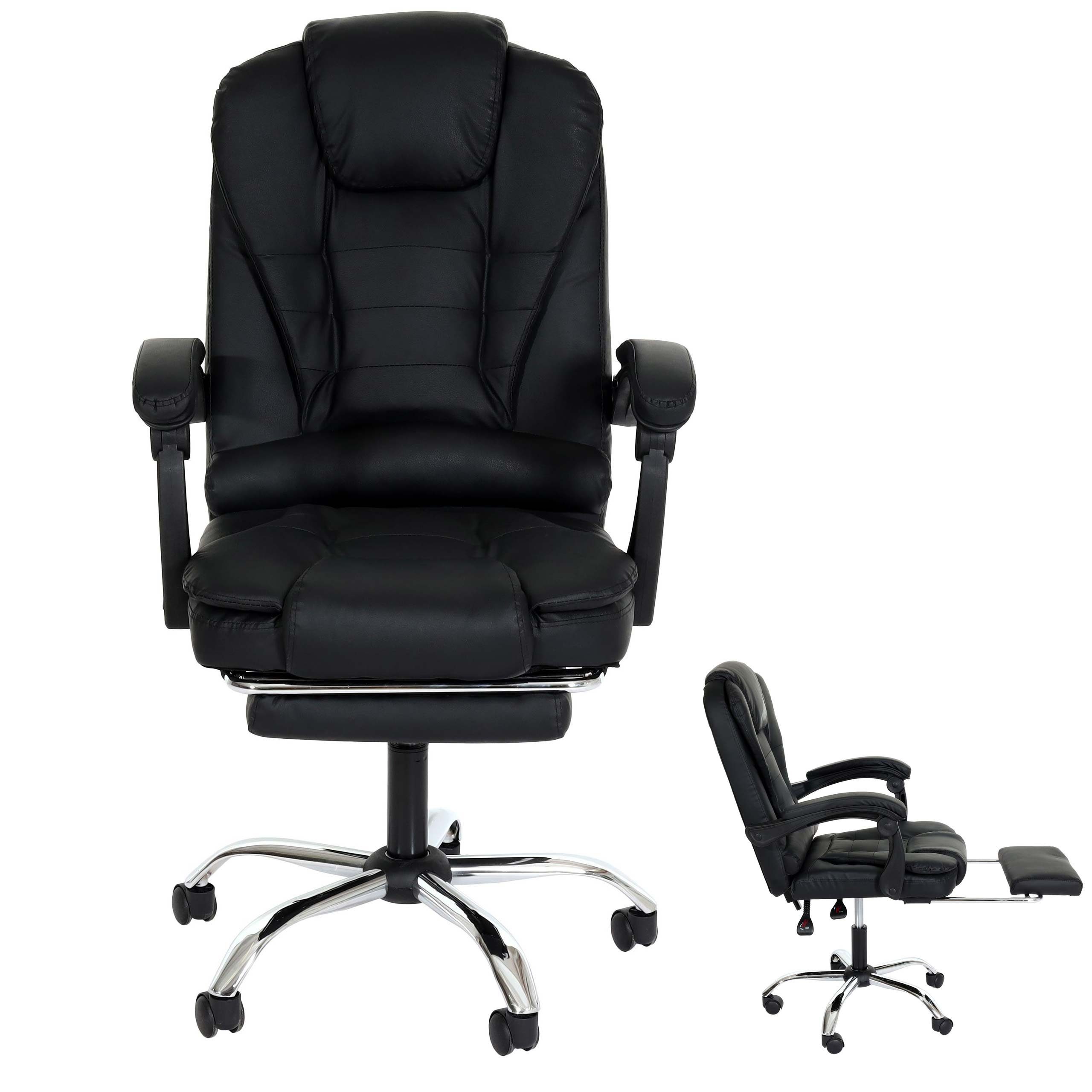 MCW Schreibtischstuhl MCW-M80-FSI, Integriertes Rückenlehnenkissen