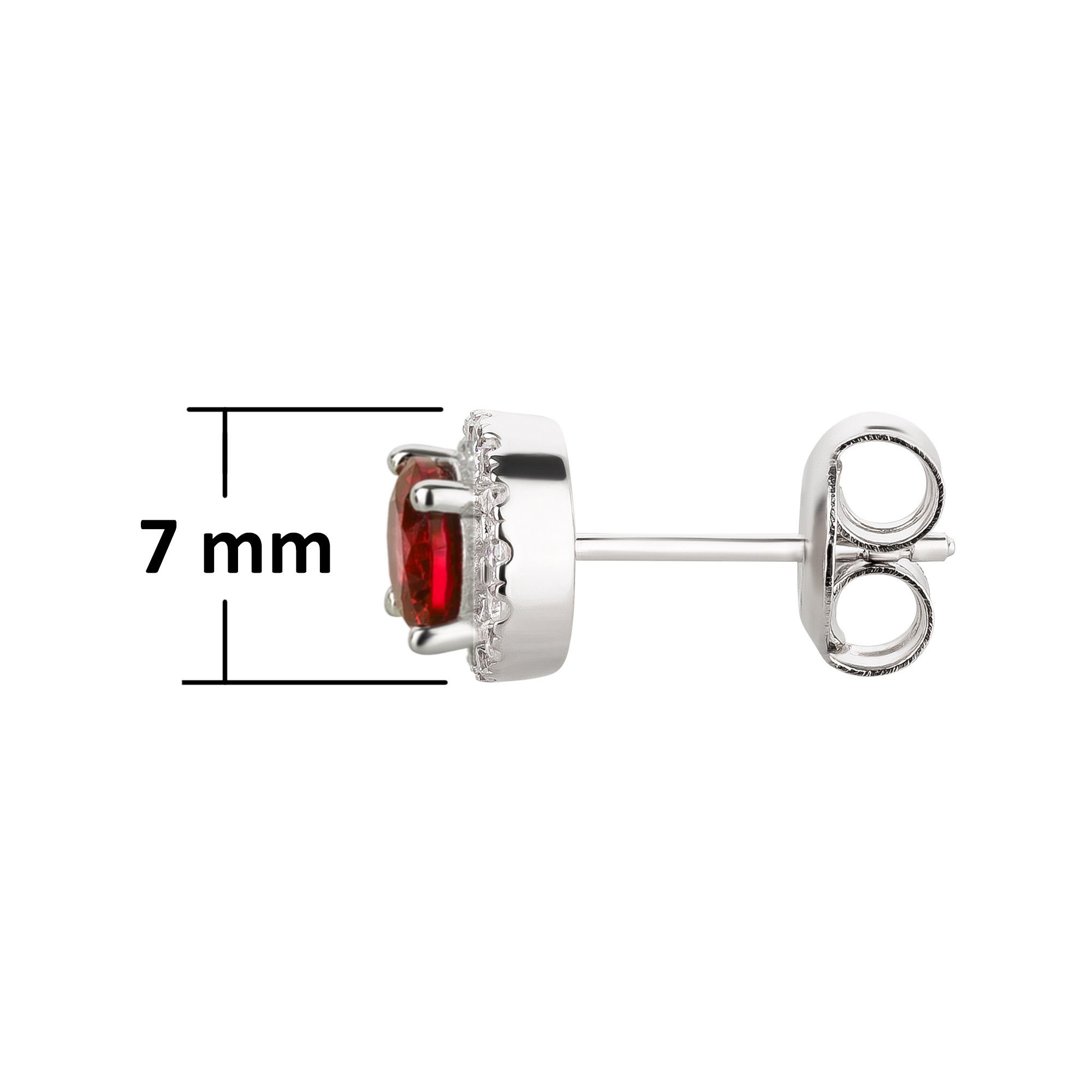 Schöner-SD Paar Ohrstecker Silberohrringe rund 7mm günstig online kaufen