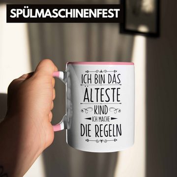 Trendation Tasse Ich Bin Das Älteste Kind Tasse Geschenk Große Schwester Geschwister B