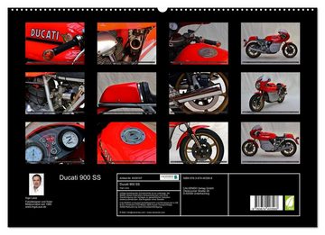 CALVENDO Wandkalender Ducati 900 SS (Premium, hochwertiger DIN A2 Wandkalender 2023, Kunstdruck in Hochglanz)