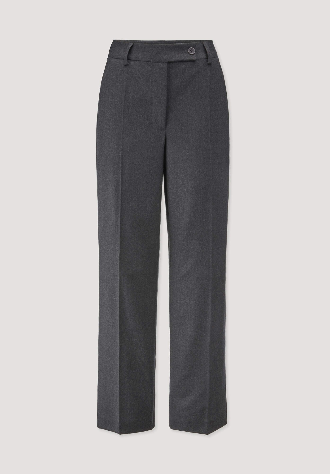 Hessnatur Stoffhose Relaxed aus reiner Bio-Schurwolle (1-tlg)