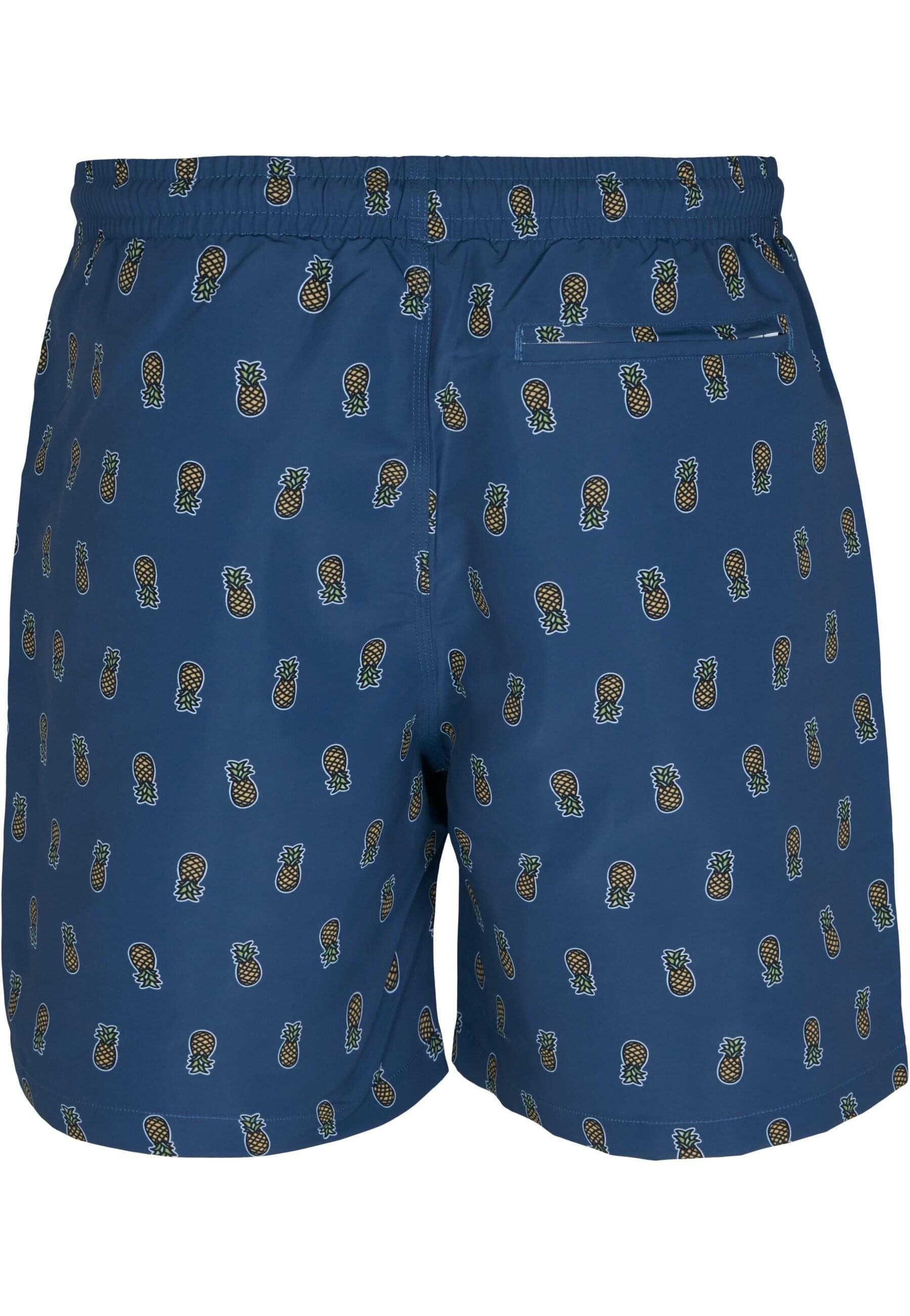 URBAN CLASSICS Badeshorts Urban Classics Herren Pineapple Swim Shorts