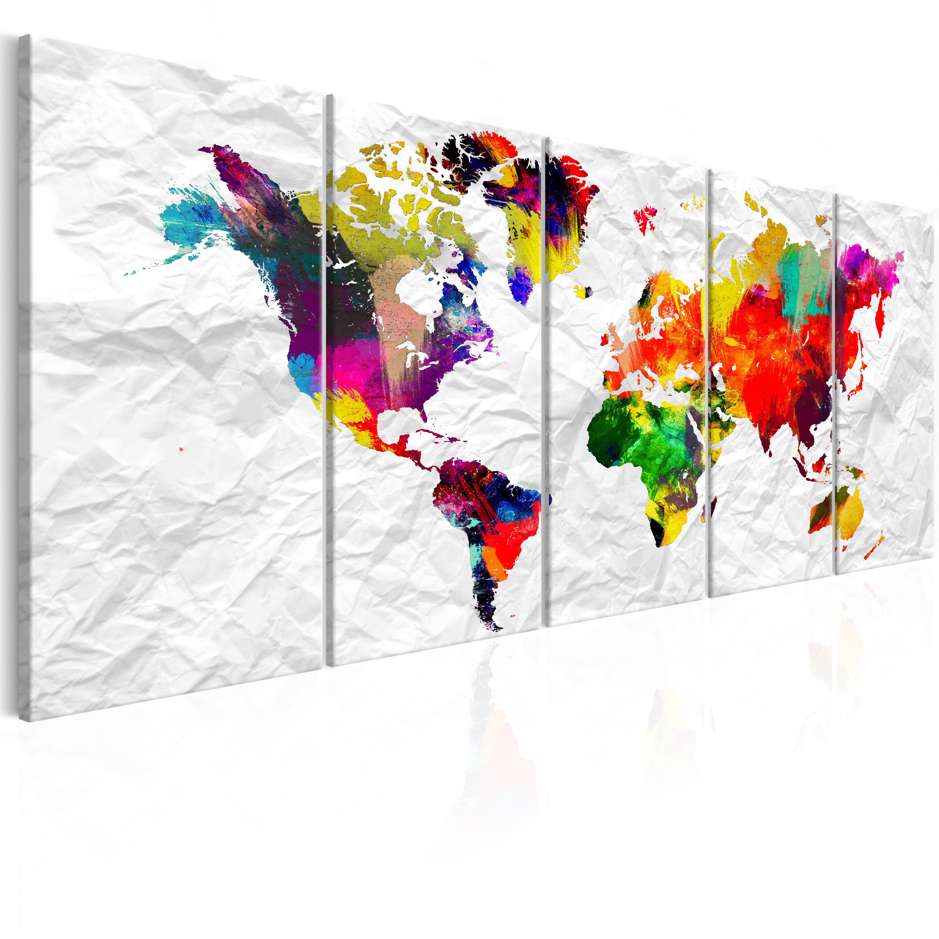 Artgeist Wandbild World on Paper