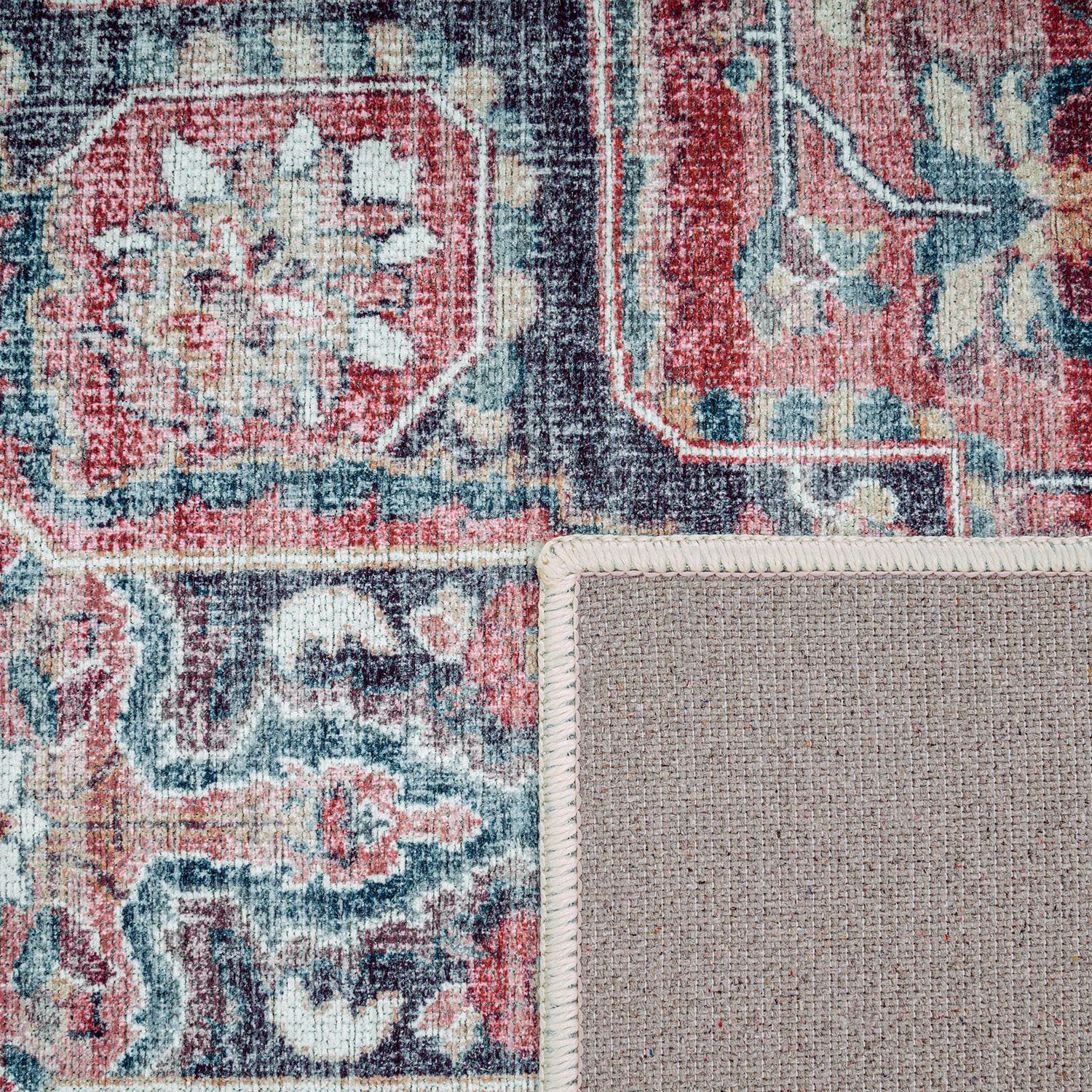 Höhe: waschbar Teppich 4 Kurzflor, 334, Paco rechteckig, Lyon Home, Vintage mm, Orient-Optik, Design,
