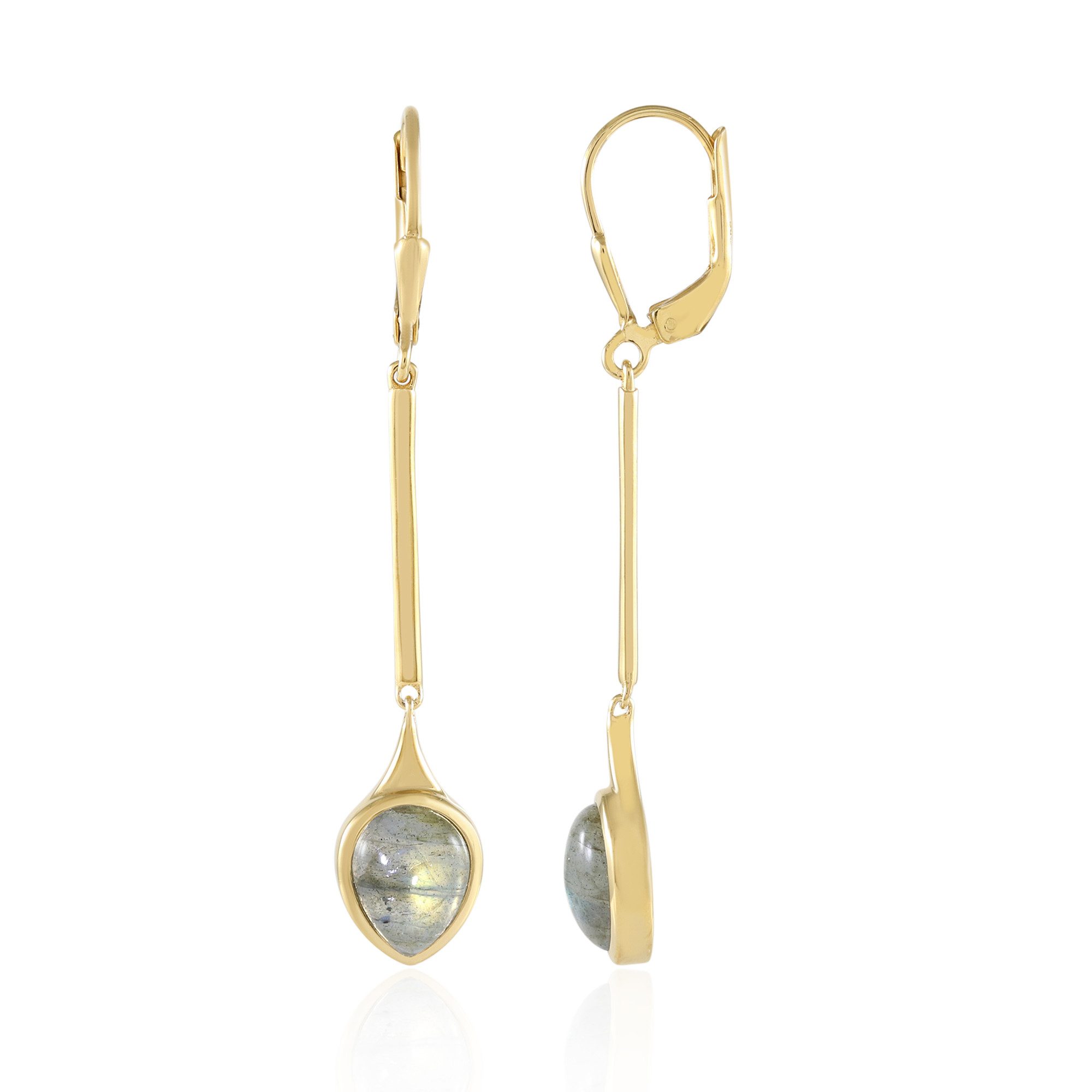 Cavill Ohrring-Set Vergoldete Maniry Labradorit-Tropfenohrringe (2-tlg)
