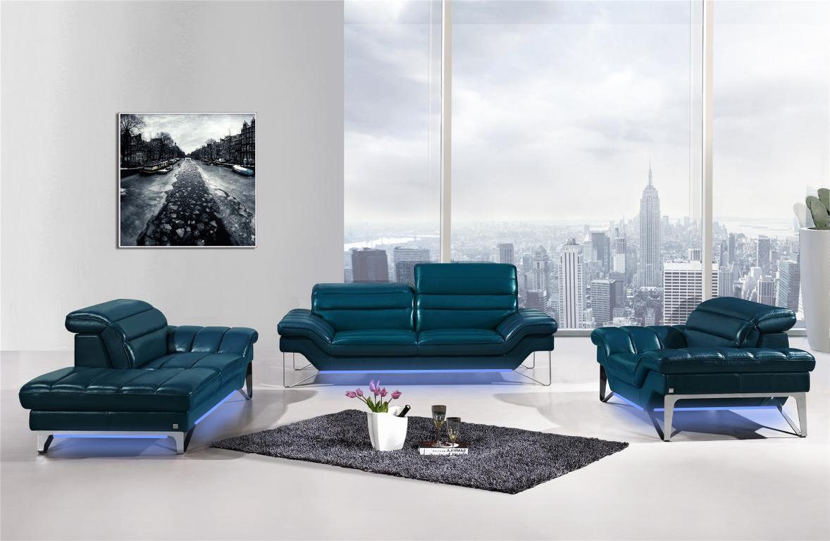 JVmoebel Sofa Polster Leder Sitz XXL Big 3 Sitzer (ohne 2+1) Sofa Couch Design, Made in Europe