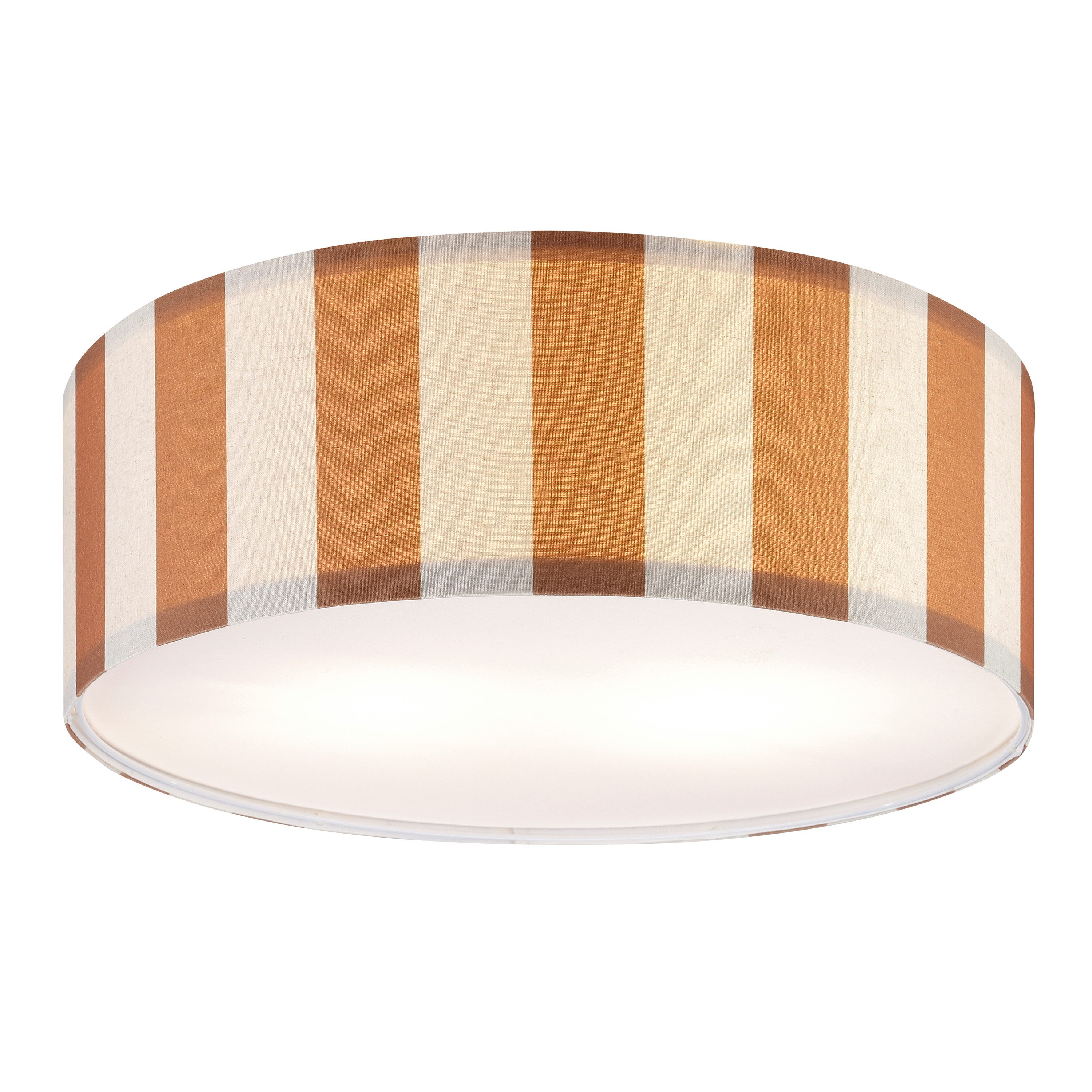 OTTO home Deckenleuchte Stellan, ohne Leuchtmittel, Deckenlampe Stoff Textilschirm Ø 45cm