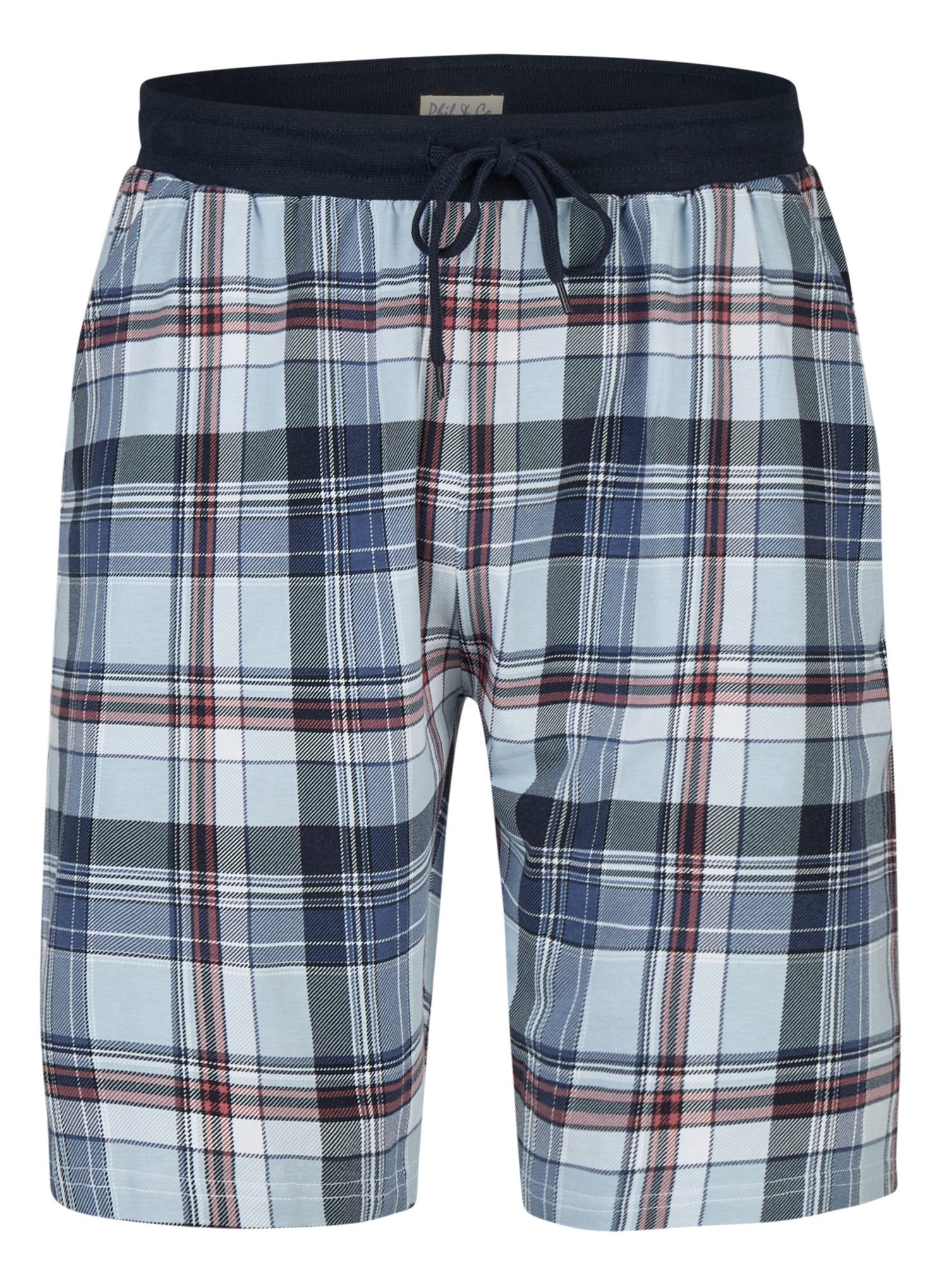 Phil & Co. Shorty Herren Schlafanzug kurz (2 tlg) Modisches Design – Bild 3 von 5