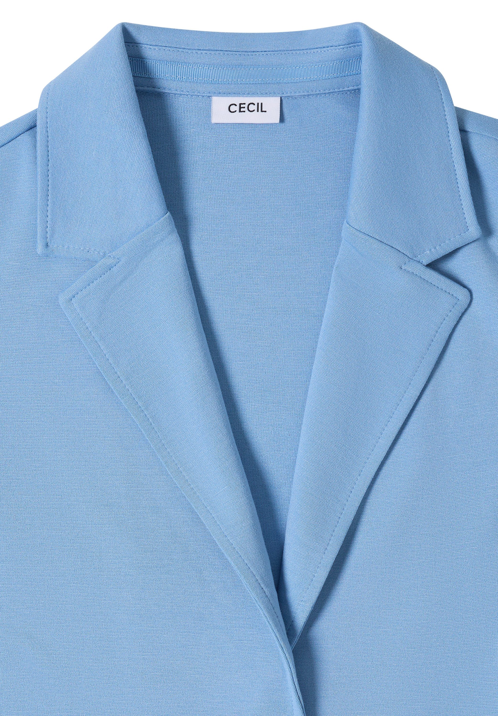 CECIL Sweatblazer mit Knopfverschluss und Viskose