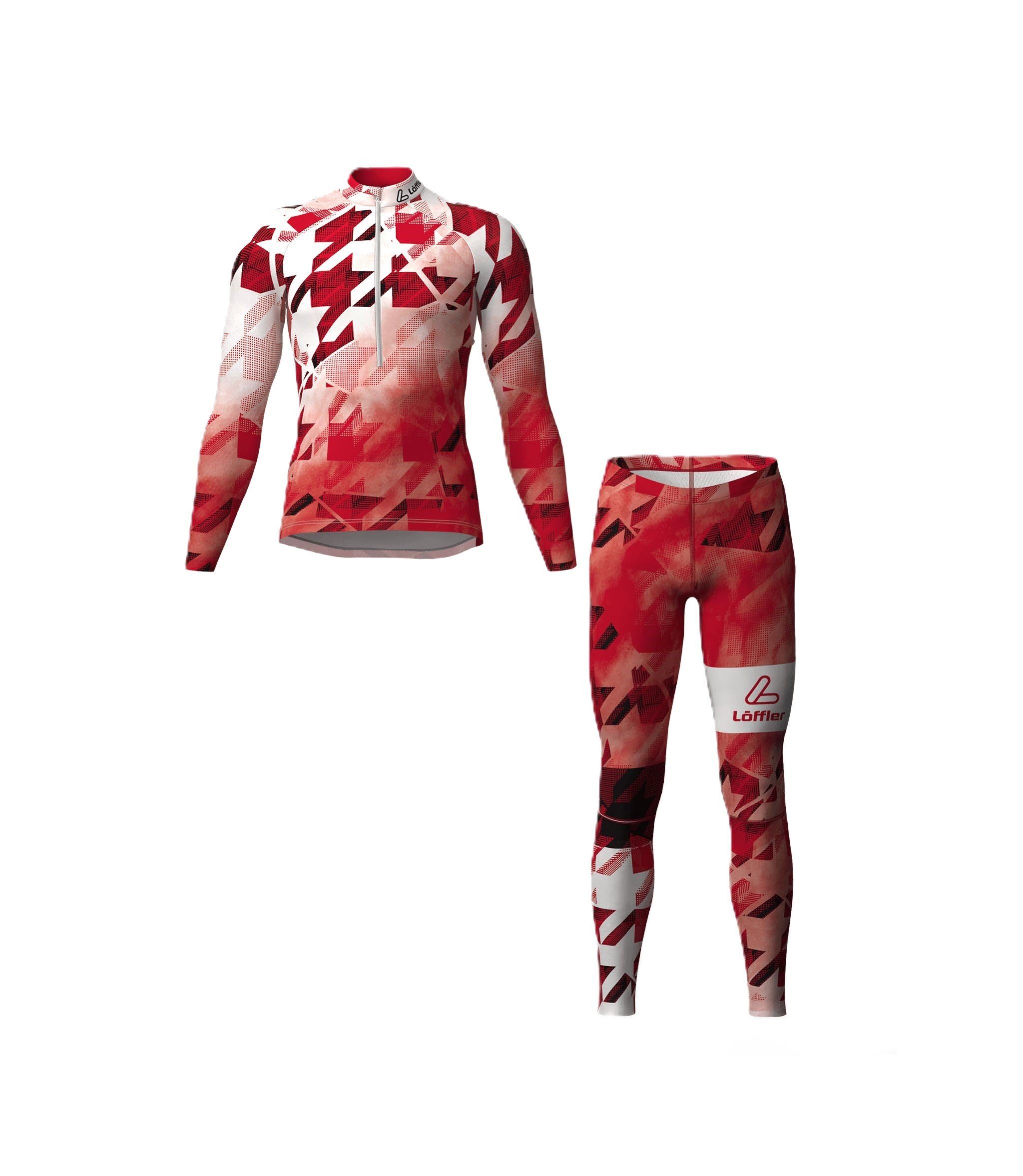 Löffler Langarmshirt Funktionsunterwäsche-Set Racesuit WorldCup 25 (Langarmshirt und lange)