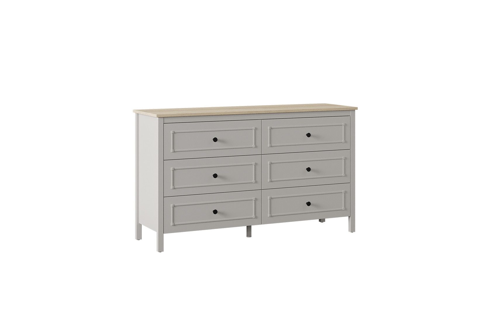 almila Babyzimmer-Komplettset Sento in Grau, (Set, 3-tlg., mit Babybett/Gitterbett), optional Kleiderschrank, Kommode, Schreibtisch, Bücherregal