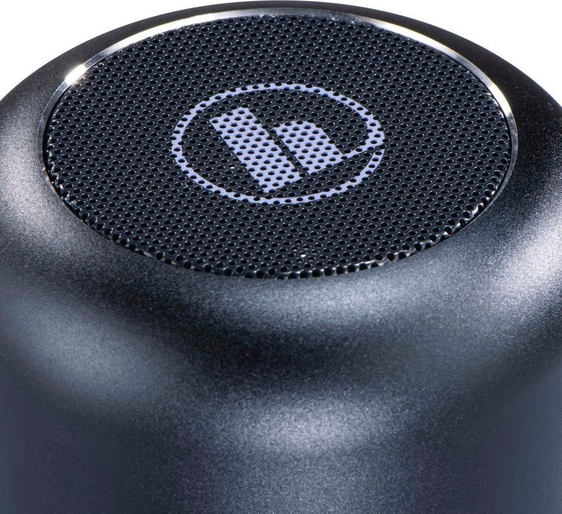 W Integrierte (A2DP (3,5 Bluetooth® Bluetooth, blau Freisprecheinrichtung) 2.0" Hama "Drum Lautsprecher Aluminiumgehäuse) Bluetooth-Lautsprecher HFP, Bluetooth, AVRCP Robustes