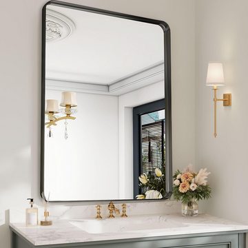 HT Kosmetikspiegel, Quadratischer Badspiegel 101x76 cm – HD-Umweltschutzspiegel