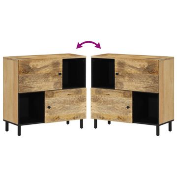 vidaXL Sideboard Beistellschrank 80x33x75 cm Massivholz Mango (1 St)