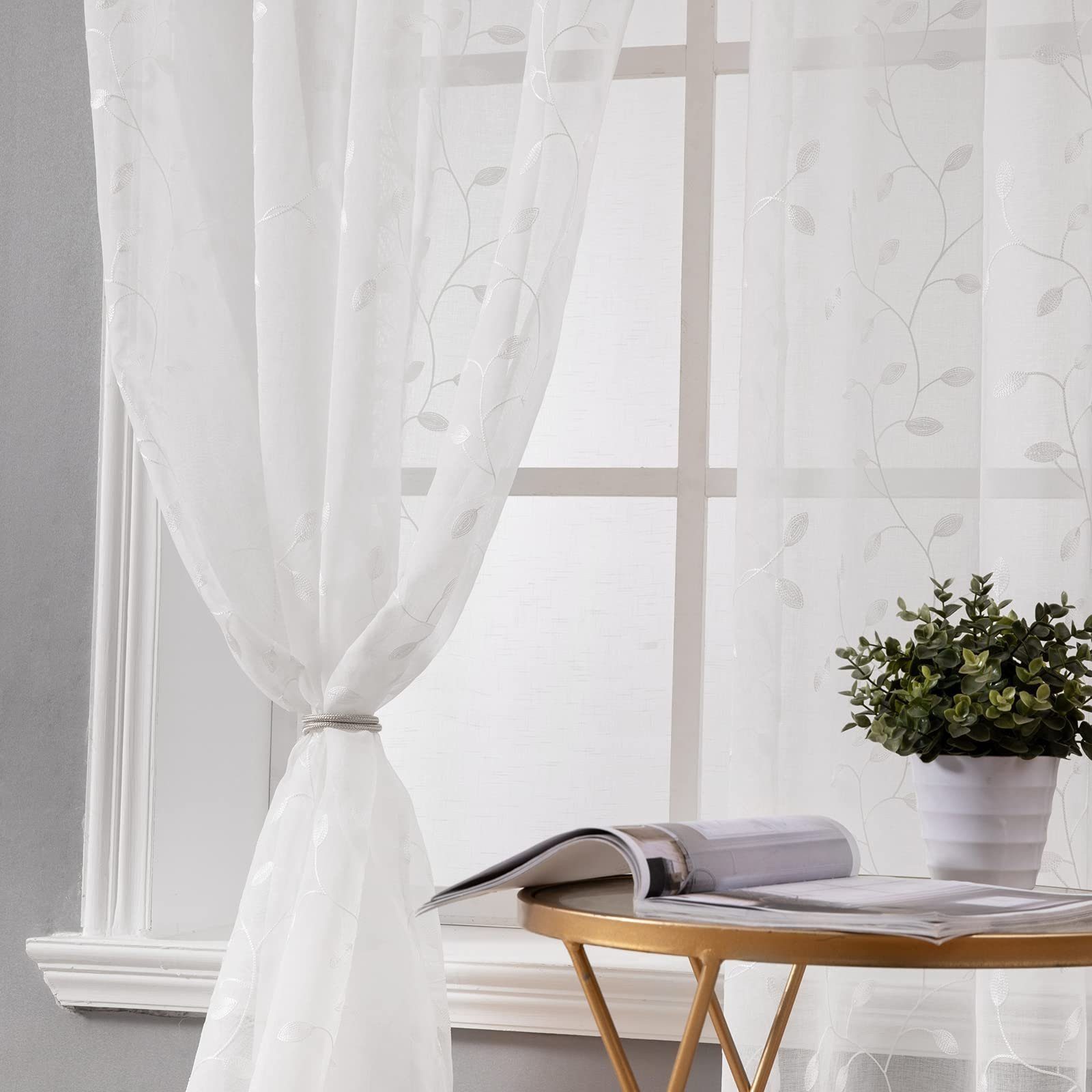 BYSURE Vorhang, Ösen (2 St), transparent, günstig online kaufen