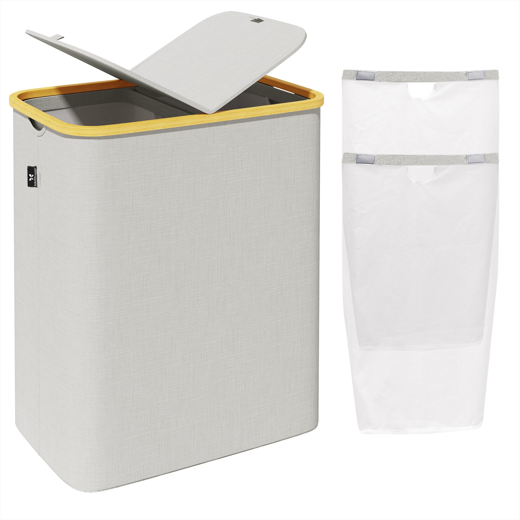 AdelDream Wäschekorb 140L 160L Wäschekorb mit Deckel günstig online kaufen