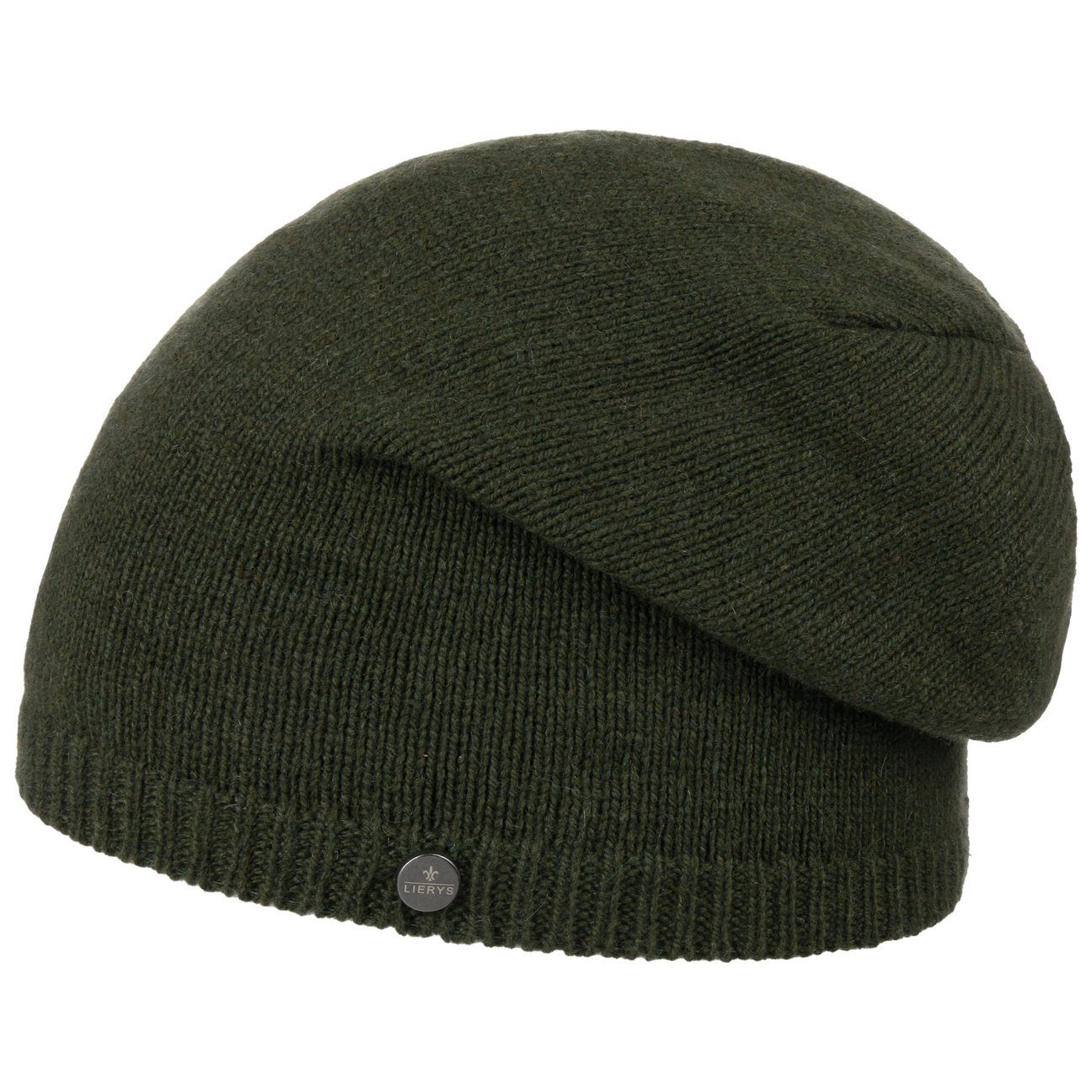 Oversize, oliv (1-St) Beanie Lierys Germany Made in Beanie